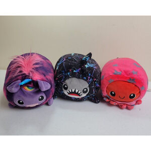 Lot of 3 Moosh Moosh Slumber Buddy Cuddly Adorable Soft Plush Stuffed Toy 8"